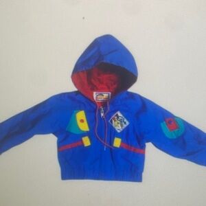 Kids Blue Hooded Jacket